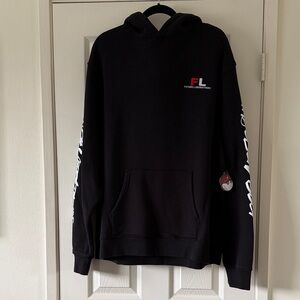 Malbon Futura Tag Hoodie - Black - XXL